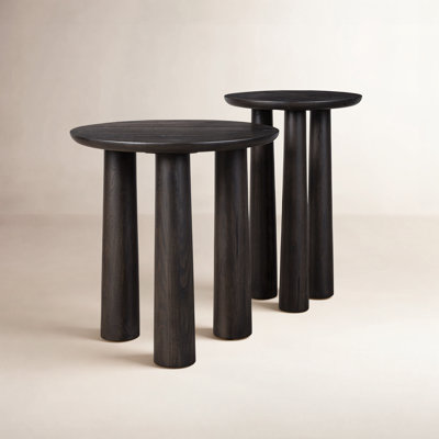 Cooper Nesting End Tables-Smoked Black