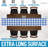 Zulay Home Table Runner Thick Poly Cotton Buffalo Plaid Table Runners 14"x72"-1077072948