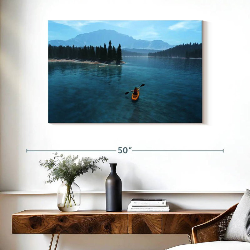 Alvord Lake Louise Kayaking, 26" H x 39" W