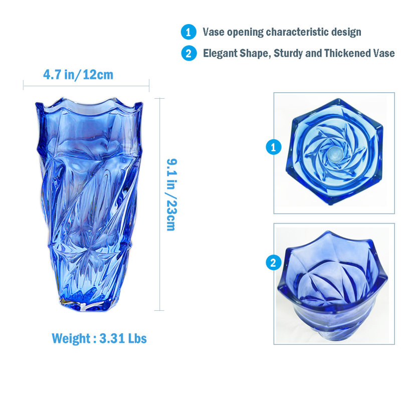 Blue Glass Vase