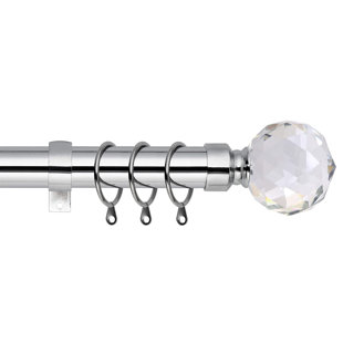 Adjustable Single Curtain Pole
