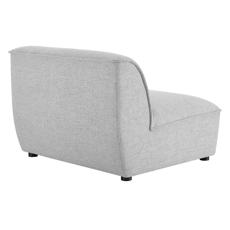 Comprise 2-Piece Loveseat, Light Grey Velvet