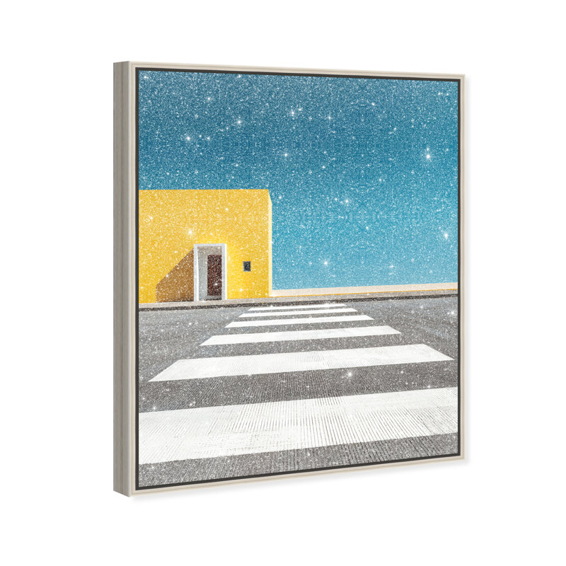 Hue Crossing I Print by Oliver Gal, 21"H x 17"W, Silver Floater Frame