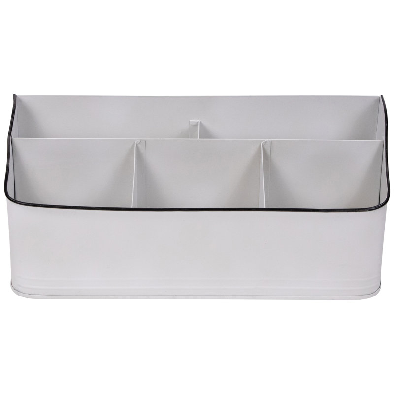 Metal Rectangle Flatware Caddy