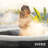 Intex 120 Volt 4 Person 140 - Jet Plastic Square Inflatable Hot Tub in Gray