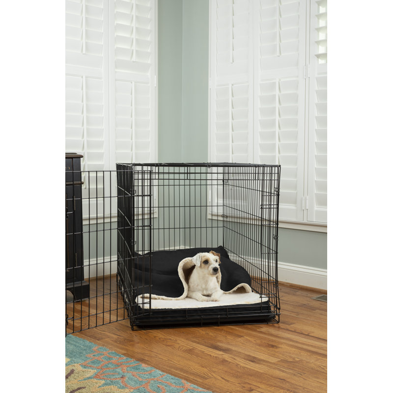 Lit de grotte 100% lavable, H 3 po x l 15 po x P 23 po, Noir