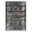 Tapis noir à poil long abstrait Gazella-2023557606