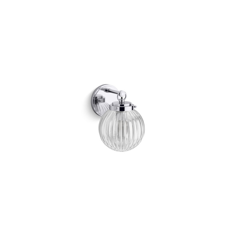 Embra By Studio McGee One-Light Sconce, Polished Chrome