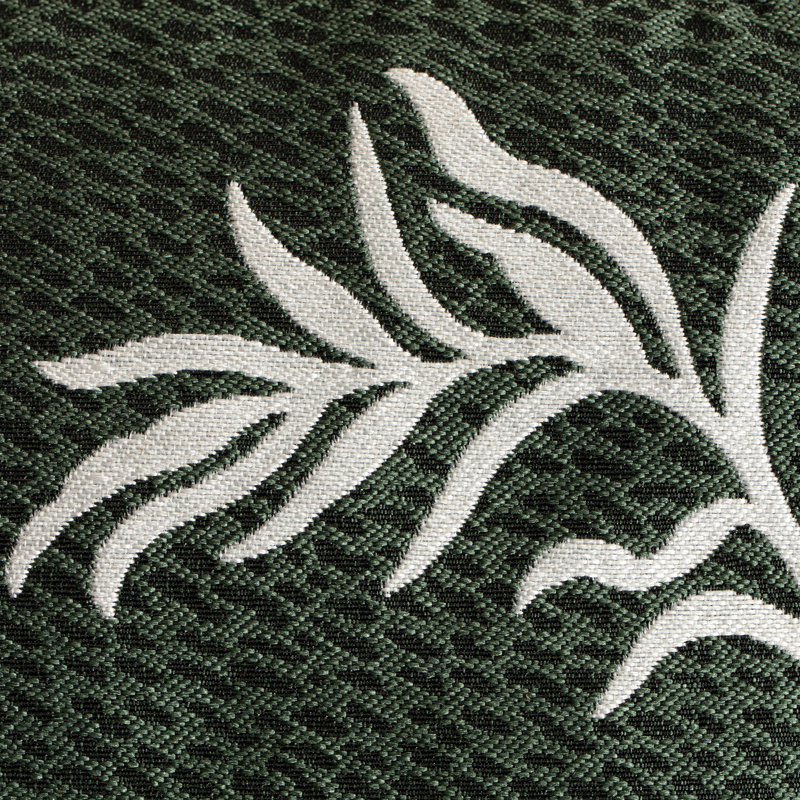 Repose-pieds de patio rembourré Alexay, Vert