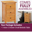 Balani 35cm W Bedside Table