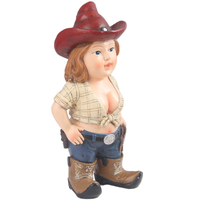  Wild West Gnome Garden Statue