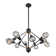 VONN 36-in Multi-Pivoting-Arm UL Certified Chandelier Lighting with LED Filament Bulbs