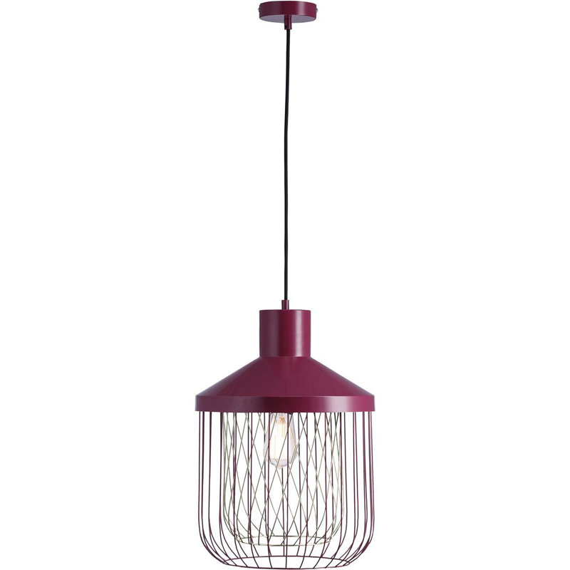 Matz 1 - Light Jar Pendant, Red, Red