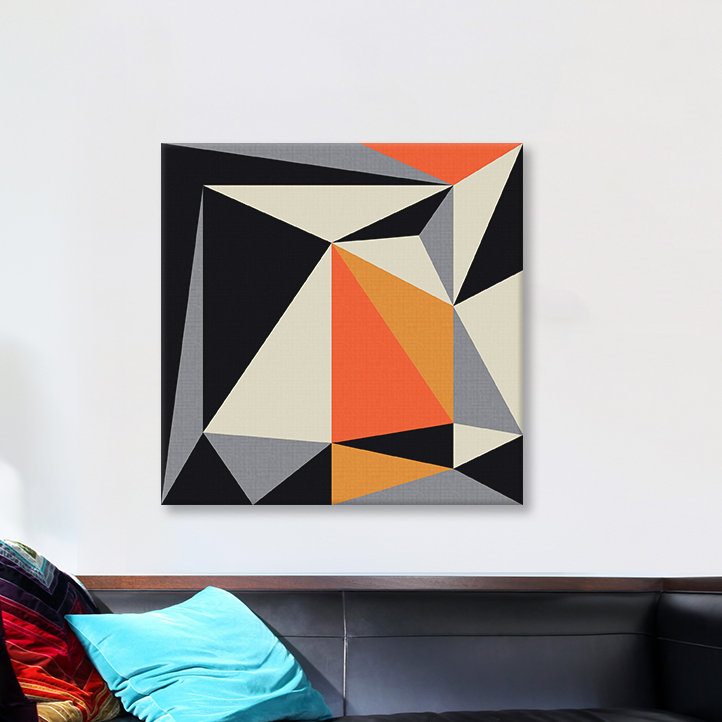 « angles iii », impression sur toile tendue, H 18 po x l 18 po x P 1,5 po