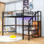 Lit mezzanine double avec tablettes Vanduser de Mason & Marbles-1069805556