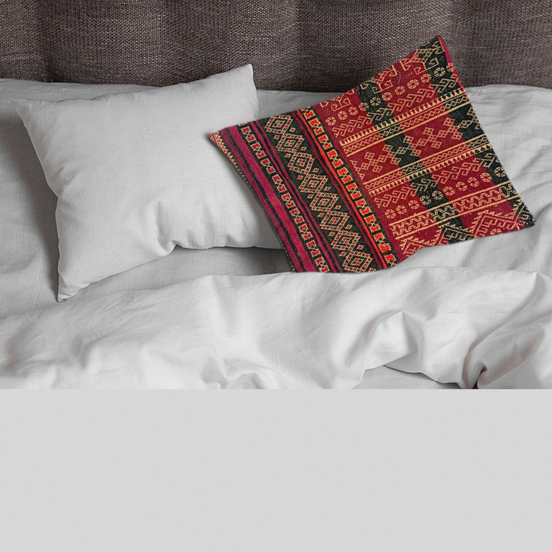 Geoffrey Kilim Handwoven Old Brick Cushion Cover