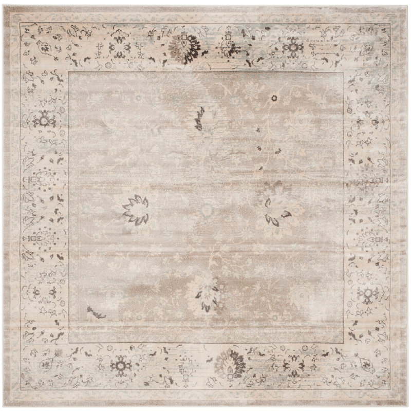 Metzler Performance Oriental Rug, Square 6'7"