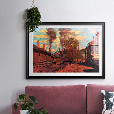Monet, impression encadrée sur papier par Claude Monet