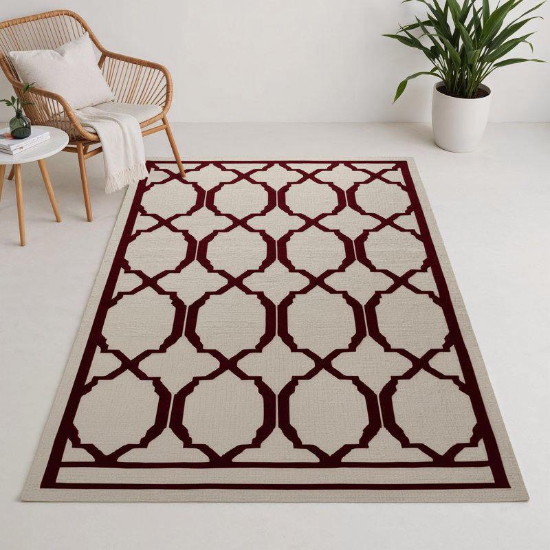Tapis gris intérieur et extérieur Trellis, Rectangle 9 pi x 12 pi