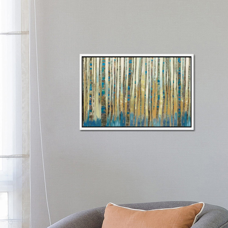 Delta by Allison Pearce - Painting on Canvas, White Framed Canvas, 66.04 cm H x 45.72 cm W