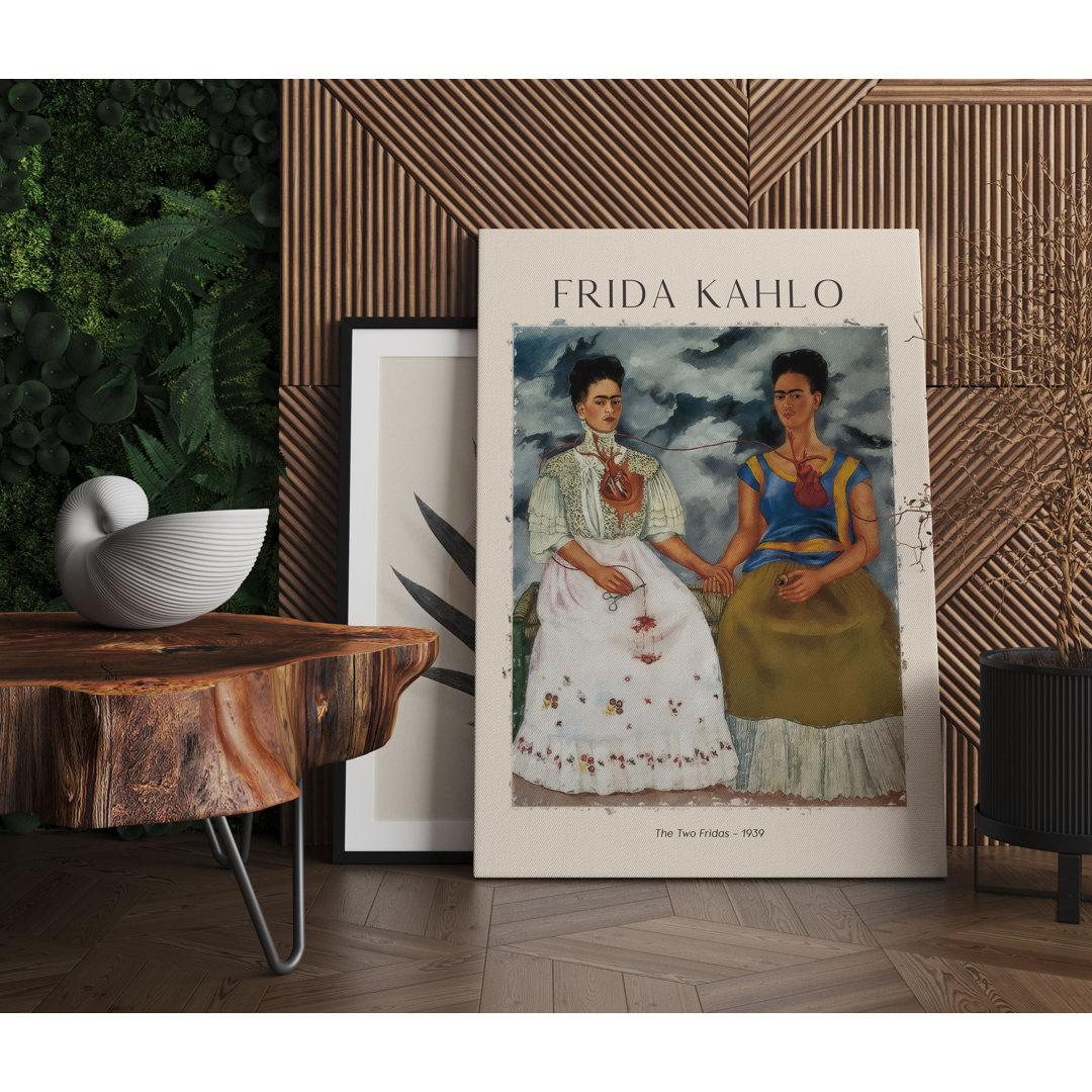 Art Portrait  - Frida Kahlo - Die Zwei Fridas Als Leinwandbild Art_0834