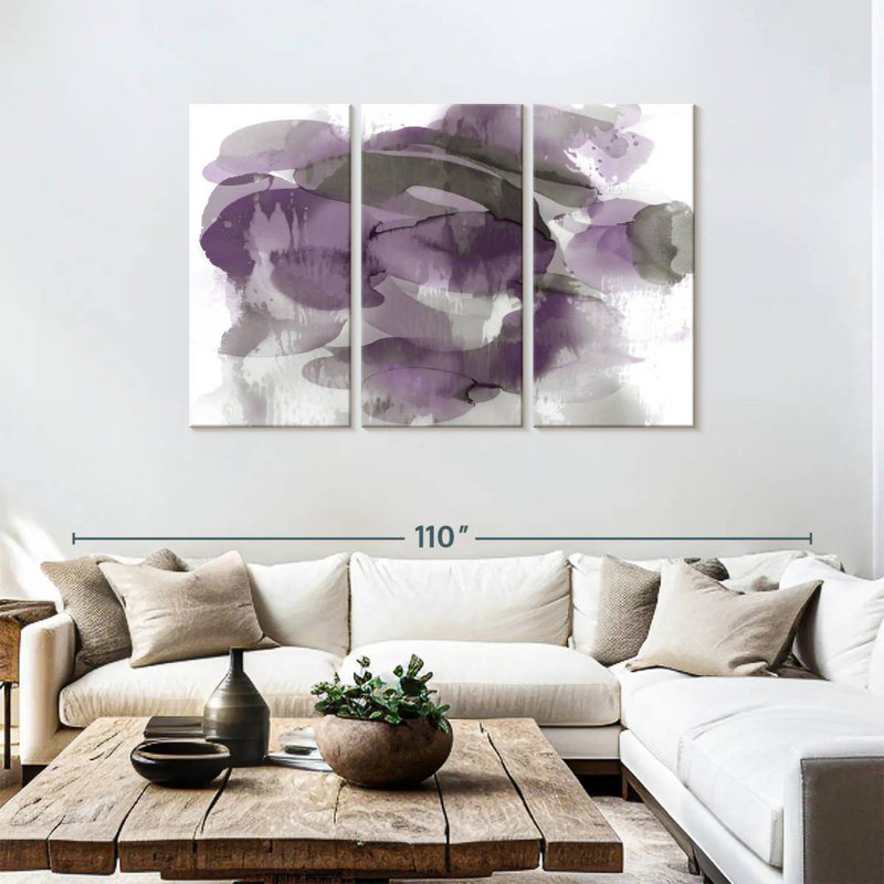 Avery Amethyst Flow II, 48" H x 74" W