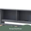 Lit plateforme en bois avec tablettes de rangement, lit gigogne, station de charge et tête de lit tapissier-1381610666-1381610664
