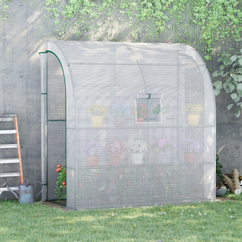 6.6 Ft W x 3.3 Ft D Mini Greenhouse, Black