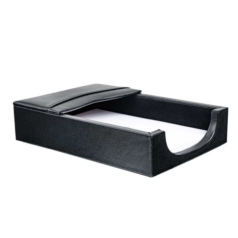 Bramfield Leather Stackable Paper Organizer