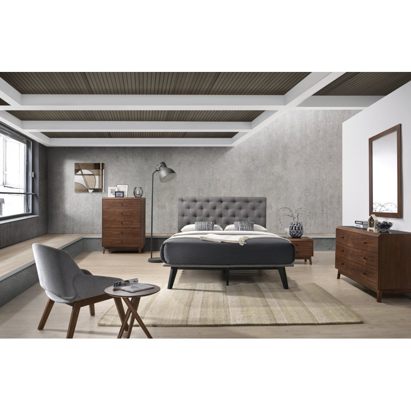 Jaelyn Upholstered Platform Bed, Split King