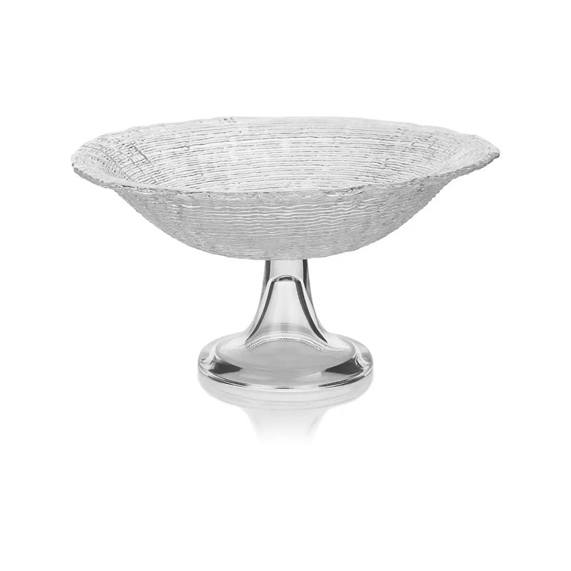 All In One Footed Bowl Cm.31 Clear