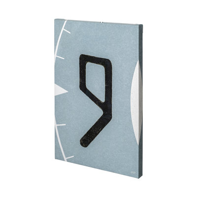 Value Collector 9 by Alarm a Hand Embelished Textured Canvas