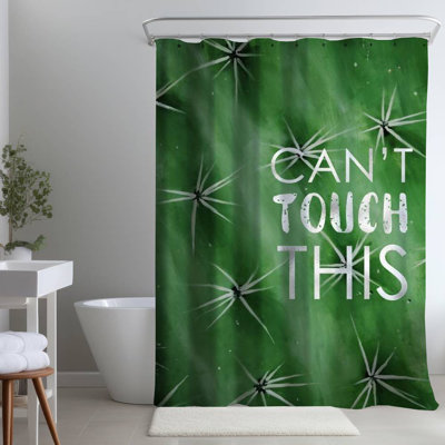 Shower Curtain FL274 – Polyester Shower Curtain, Dye Sublimation Print, 71" W × 74" L