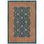 Tapis Acacia2 traditionnel à motif floral intégral, bleu sarcelle, or et crème, lavable à la machine, antidérapant, à poils courts, pour l'intérieur et l'extérieur, adapté aux animaux domestiques, idéal pour le salon, la chambre, la salle à manger, l'entrée, le couloir ou le bureau.-425780514