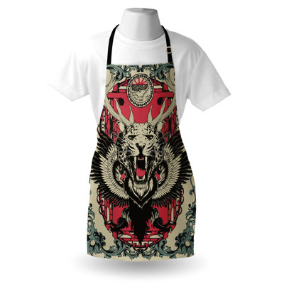 No Pattern Bib Apron