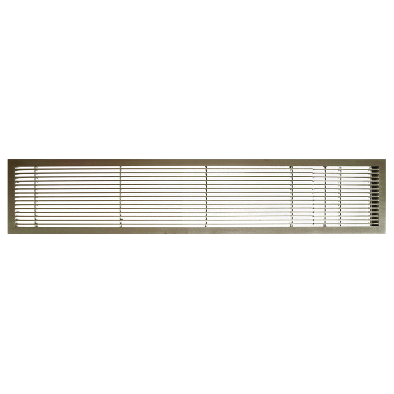 Architectural Grille Aluminum Vent Cover, 0.75" H x 25.25" L x 5.25" W, Antique Bronze