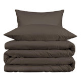 Arling Egyptian Certified Cotton Modern & Contemporary 3 Piece Duvet Cover Set