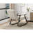 Casual Folding Rocking Chair Upholstered-1984914246