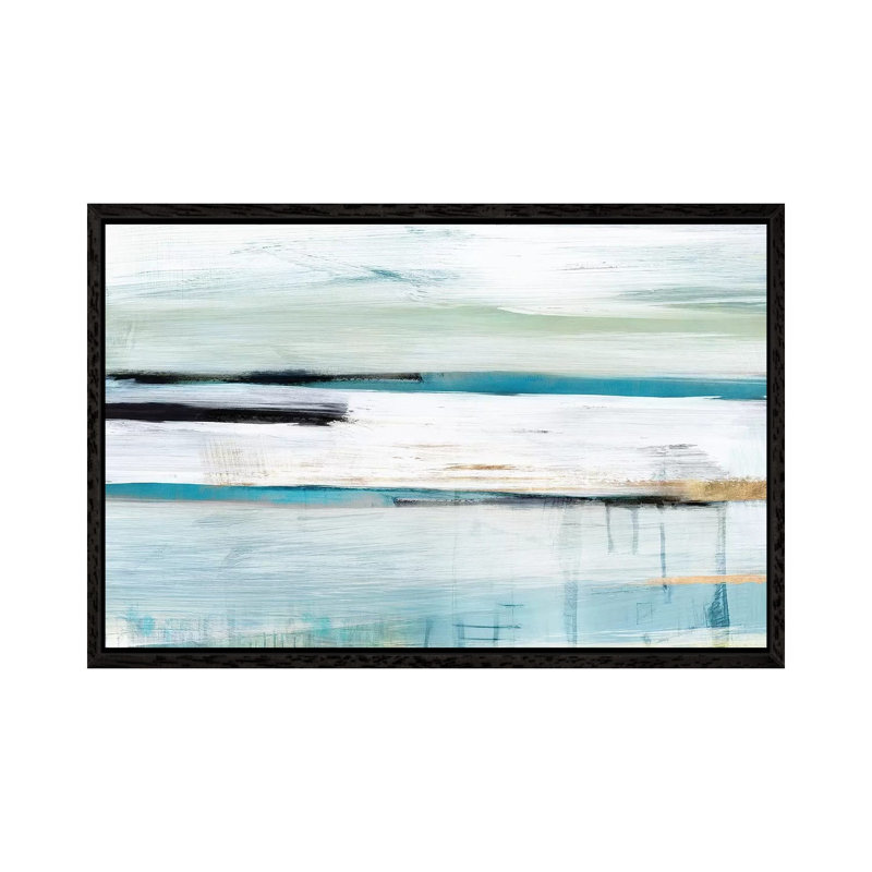 Standing Still I by Isabelle Z - Painting on Canvas, 101.6 cm H x 66.04 cm W, Black Framed