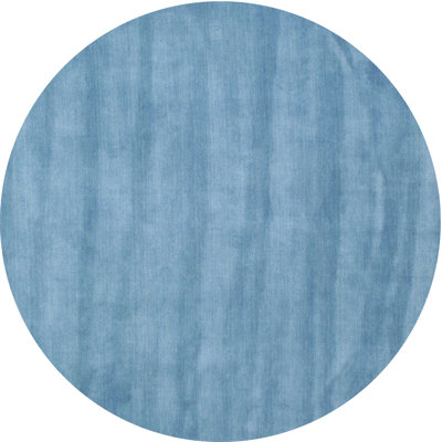 Tapis contemporain bleu