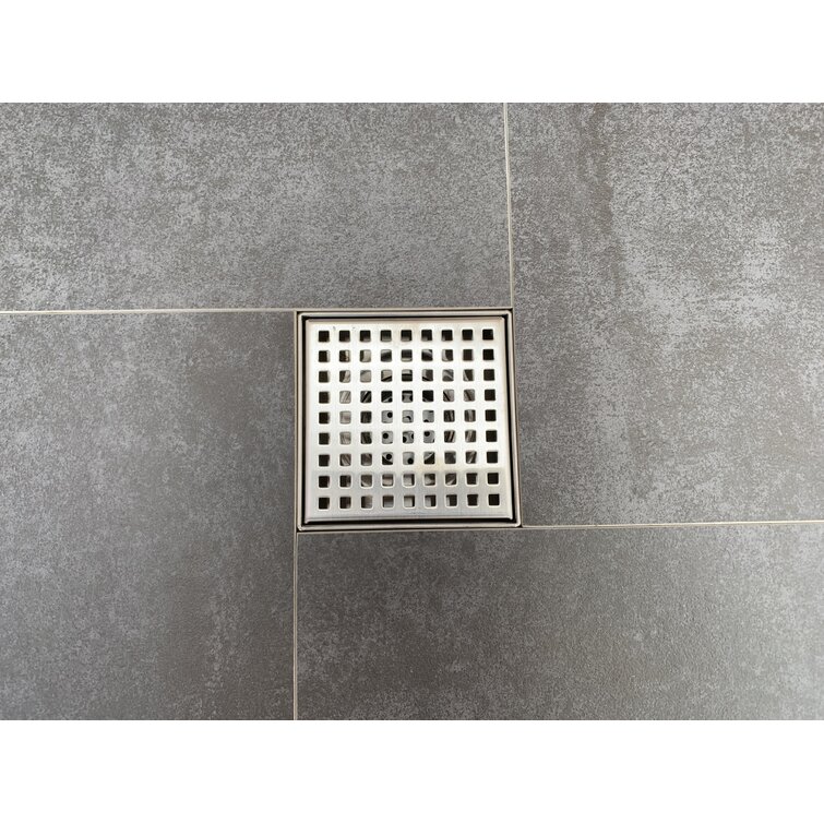 RELN FD3203LNGM Linear Grid Shower Drain Finish: Brushed Gunmetal Gray