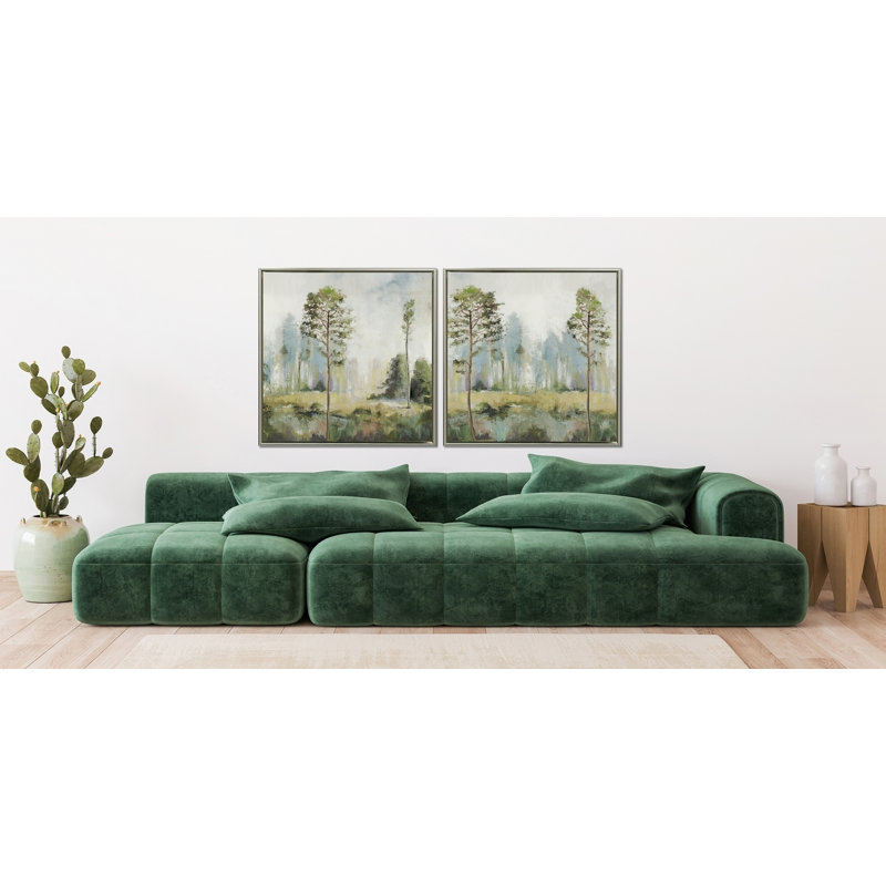 «Tall Green Trees I», art mural sur toile