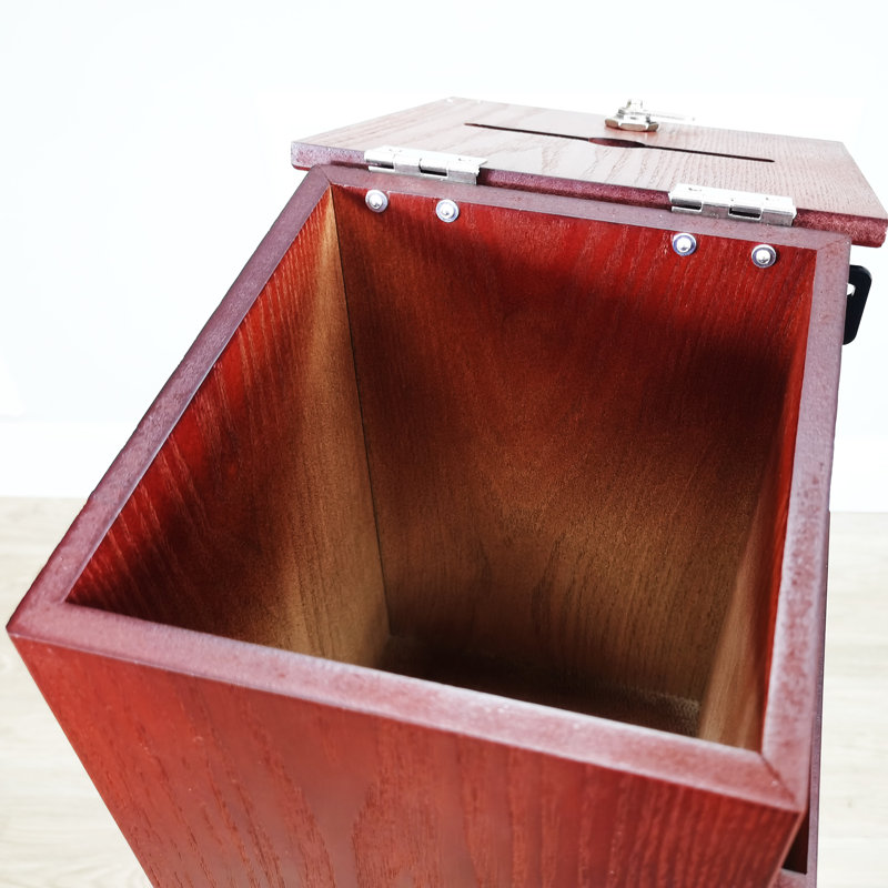 FixtureDisplaysMD Donation Box Floor Support, Brun