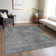 Machine Washable Indoor/Outdoor Christain ACN1359 Gray Rug