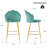 Velvet Upholstered Barstools Set of 2-54328791