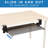 Mount-It! Clamp Keyboard Tray | Ergonomic Under Desk Pull Out Keyboard and Mouse Platform | Black