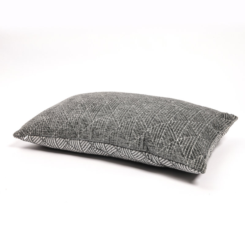 Oreiller réversible Modern Farmhouse, Gris anthracite