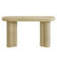 Console ovale Sarova de 59 pouces en rotin naturel-2044728823