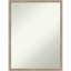 Miroir mural non biseauté en bois franc-1958293678