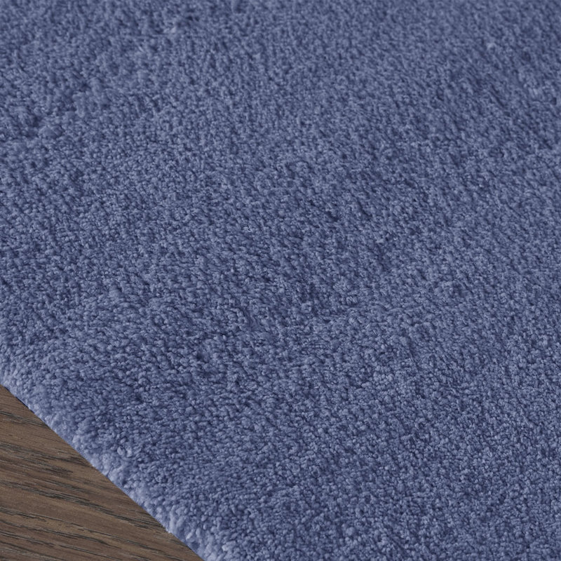 Bath Rugs_Unv_Poly_0.75, 24" L x 20" W, Navy